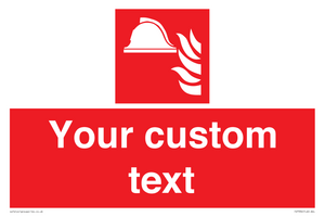 Custom Location of firefighting equipment